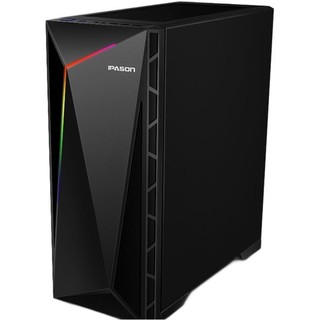 IPASON 攀升 VGAME 9代酷睿版 游戏台式机 黑色（酷睿i5-9400F、GTX 1660Ti 6G、8GB、256GB SSD、风冷）