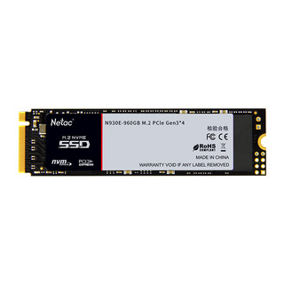 Netac 朗科 960GB SSD固态硬盘 M.2接口(NVMe协议) N930E