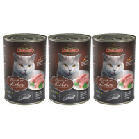 LEONARDO 肝脏全阶段猫粮 主食罐 400g*3罐