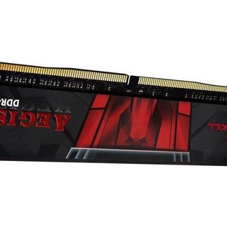 G.SKILL 芝奇 Aegis DDR4系列 DDR4 2400MHz 台式机内存 黑红色 8GB F4-2400C15S-8GIS