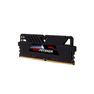 GEIL 金邦 狂速EVO Potenza系列 DDR4 2400MHz 台式机内存 黑色 8GB