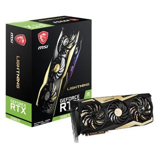 MSI 微星 GeForce RTX 2080Ti LIGHTNING Z 显卡 11GB 黑色