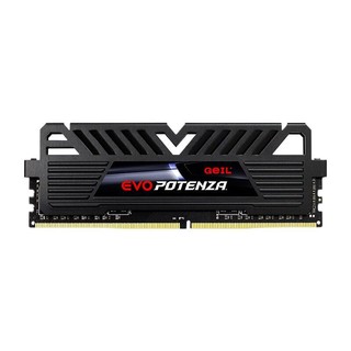 GeIL 金邦 狂速EVO Potenza系列 DDR4 2400MHz 台式机内存 黑色 16GB