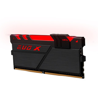 GEIL 金邦 EVO X系列 DDR4 3200MHz RGB 台式机内存 暗黑 8GB GEX48G3200C16SC