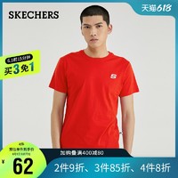 SKECHERS 斯凯奇 L120M052 中性短袖T恤