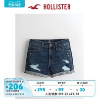 HOLLISTER 霍利斯特 Hollister2021春季新品高腰牛仔短裤（3 英寸内缝） 女 308794-1
