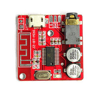 ZHIXIANGSHU 致橡树 蓝牙解码板MP3音频接收器模块无损音箱功放板蓝牙5.0电路diy 红色4.1