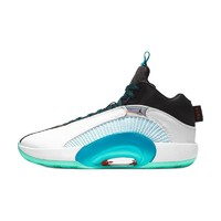 AIR JORDAN 正代系列 AIR JORDAN XXXV GC PF 男子篮球鞋 CZ8153-100 白色/金属银/黑/激光蓝 44.5