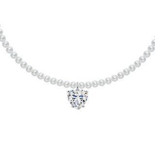 HEFANG Jewelry 何方珠宝 BOBO联名系列 HFJ037089 梦幻爱心925银项链