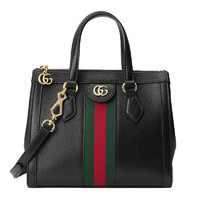 GUCCI 古驰 OPHIDIA系列 女士皮革手提托特包 547551 DJ2DG 1060 黑色 小号