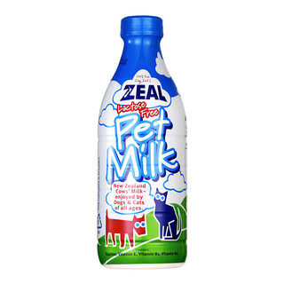ZEAL 真致 猫狗零食 宠物牛奶 1L