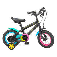 gb 好孩子 自行车4-6岁儿童自行车男女童充气轮胎山地车14寸单车 黑金三角