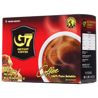 PLUS会员：G7 COFFEE 中度烘焙 美式萃取纯黑咖啡 60g