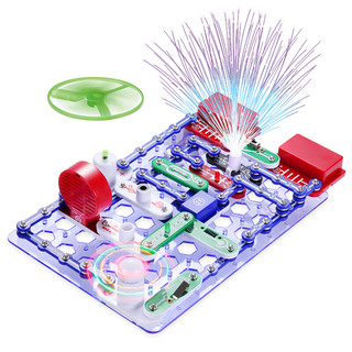 电学小子STEAM科学实验电子电路积木拼装玩具男女孩科学制作小实验启蒙益智编程玩具 2088初级版