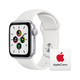 Apple 苹果 Watch SE 智能手表 GPS款 40毫米银色铝金属表壳 白色运动型表带MYDM2CH/A