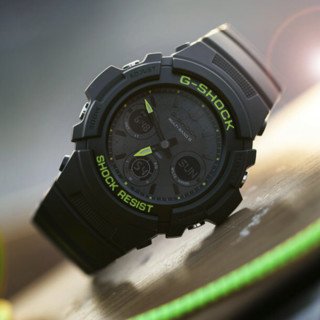 CASIO 卡西欧 G-SHOCK 硬碰硬系列 46.4毫米电子腕表 AWG-M100SDC-1APR 礼盒版