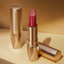 5元】完美日记口红_perfect diary 完美日记 星动臻色金钻唇膏 #c02