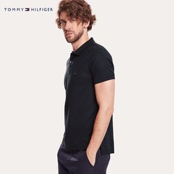 TOMMY HILFIGER 汤米·希尔费格 男士春夏季潮流纯色短袖POLO衫-修身版 MW0MW09991