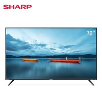 SHARP 夏普 4T-M70M5DA液 晶超薄电视
