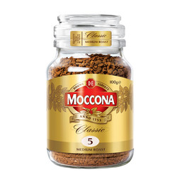 Moccona 摩可纳 5号 中度烘焙 冻干速溶咖啡粉 100g
