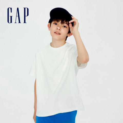 Gap 盖璞 纯棉圆领短袖T恤 785201