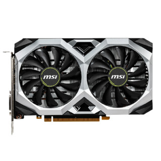 MSI 微星 GTX 1660 VENTUS XS C 6G OCV1 显卡 6GB 银色