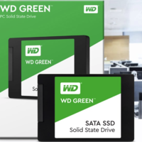 西部数据 WD）2TB SSD固态硬盘 SATA3.0接口 Green系列-SSD