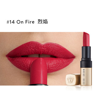 BOBBI BROWN 芭比波朗 纯色奢金哑光唇膏 #14On Fire烈焰 4.5g