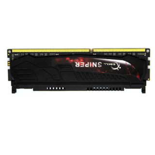 G.SKILL 芝奇 Sniper 狙击者系列 DDR3 2400MHz 台式机内存 马甲条 黑色 8GB F3-2400C11S-8GSR