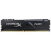 Kingston 金士顿 Fury系列 DDR4 2400MHz 台式机内存 马甲条 黑色 4GB HX424C15FB/4