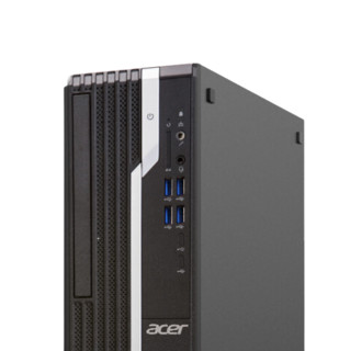 acer 宏碁 商祺 SQX4270 786N 台式机 黑色(酷睿i7-11700、GT730、16GB、512GB SSD、风冷)