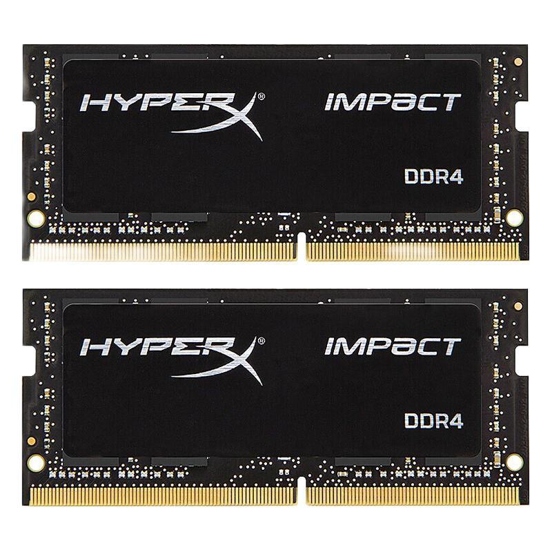 Kingston 金士顿 Impact系列 DDR4 2400MHz 笔记本内存 普条 黑色 16GB 8GB*2 HX424S14IBK2/16