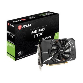 MSI 微星 GeForce GTX 1660Ti AERO ITX 6G OC 显卡 6GB 黑色