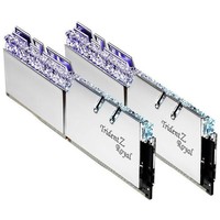 G.SKILL 芝奇 Trident Z Royal皇家戟系列 DDR4 3200MHz 灯条 花耀银 16GB 8GBx2 F4-3200C16D-16GTRS