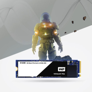 Western Digital 西部数据 黑盘 NVMe M.2 固态硬盘 512GB (PCI-E3.0)