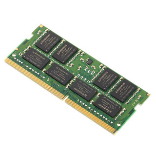 Kingston 金士顿 KVR系列 DDR4 2400MHz 笔记本内存 普条 绿色 16GB KVR24S17D8/16