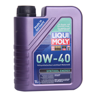 LIQUI MOLY 力魔 旗舰系列 0W-40 SM级 PAO类全合成基础油 1L