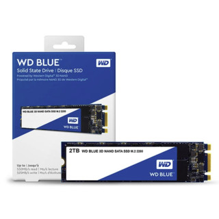 Western Digital 西部数据 蓝盘系列 WDS200T2B0B M.2 固态硬盘 2TB (SATA3.0)