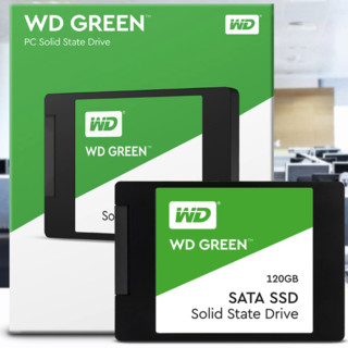 Western Digital 西部数据 绿盘系列 SATA 固态硬盘 120GB (SATA3.0) WDS120G1G0A