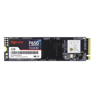 tigo 金泰克 P650 NVMe M.2 固态硬盘 1TB (PCI-E3.0)