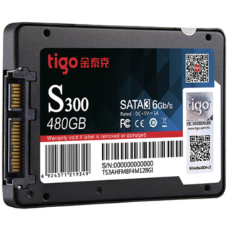 Kimtigo 金泰克 S300 SATA 固态硬盘 480GB (SATA3.0)