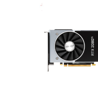 NVIDIA 英伟达 GeForce RTX 2080Ti Founders Edition 显卡 11GB 黑色