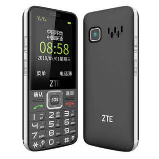 ZTE 中兴 兴易每 K2 2G手机 黑色