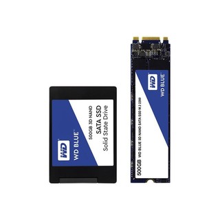 Western Digital 西部数据 蓝盘 M.2 固态硬盘 500GB (SATA3.0) WDS500G2B0B