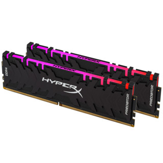 Kingston 金士顿 叛逆者系列 DDR4 3600MHz RGB 台式机内存 灯条 黑色 16GB 8GBx2 KF436C16RBAK2/16