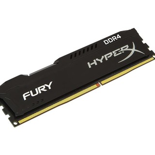 Kingston 金士顿 Fury系列 DDR4 2400MHz 黑色 台式机内存 8GB 4GB*2 HX424C15FB28-SP