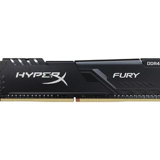 Kingston 金士顿 Fury系列 DDR4 2400MHz 黑色 台式机内存 16GB 8GB*2 HX424C15FBK2/16