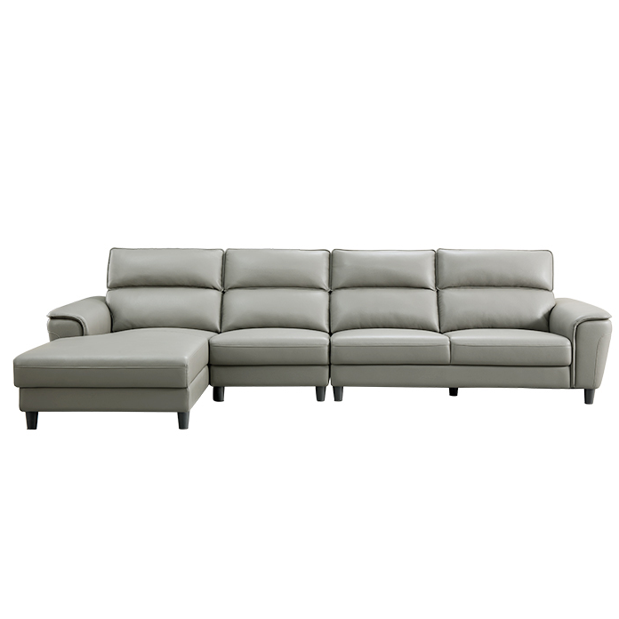 cheers 芝华仕 2009 意式四人位沙发 左角位 浅灰色