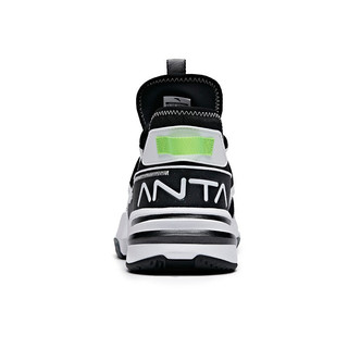 ANTA 安踏 轻狂一代 男子篮球鞋 112021609-3  黑/安踏白/碳灰 43