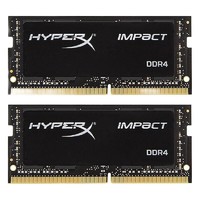 Kingston 金士顿 Impact系列 DDR4 2400MHz 笔记本内存 黑色 32GB 16GBx2 HX424S14IBK2/32